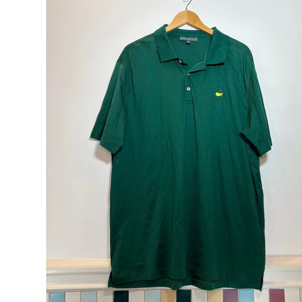2 Lot Masters Tournament Augusta National Polo‎ Shirt XXL Clubhouse Collection
